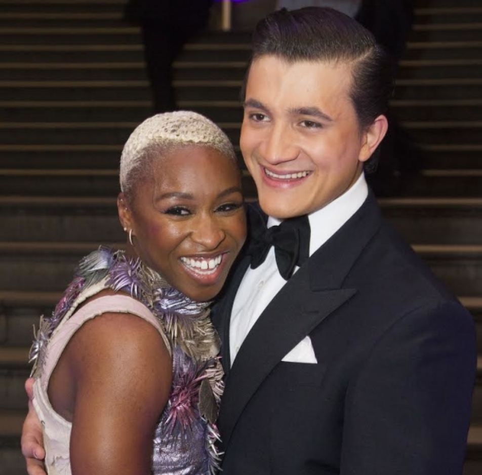 Cynthia Erivo With then boyfriend Dean John Wilson at the opening of Aladdin