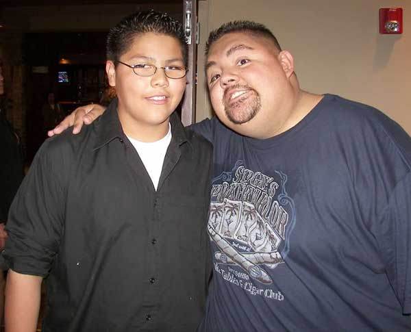 Gabriel Iglesias with his son Frankie Iglesias